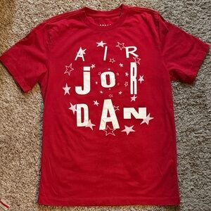 Jordan Red Standard Fit Tee